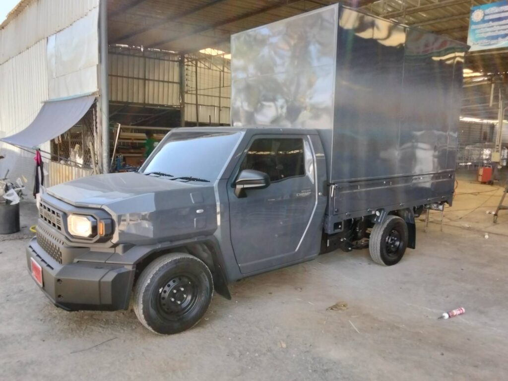 หลังคารถกระบะ เทา